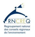 Regroupement national des conseils régionaux de l'environnement (RNCREQ)