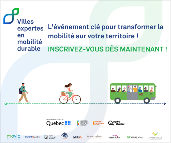 L'événement clé pour transformer la mobilité sur votre territoire!