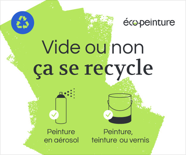 Peinture, teinture ou vernis—Vide ou non ça se recycle | Éco-Peinture