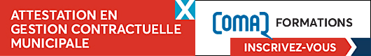 Attestation en gestion contractuelle municipale | COMAQ Formations