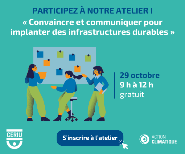 Convaincre et communiquer pour implanter des infrastructures durables»