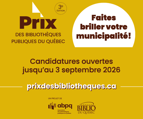 Des Prix pour valoriser les municipalités et leurs bibliothèques!