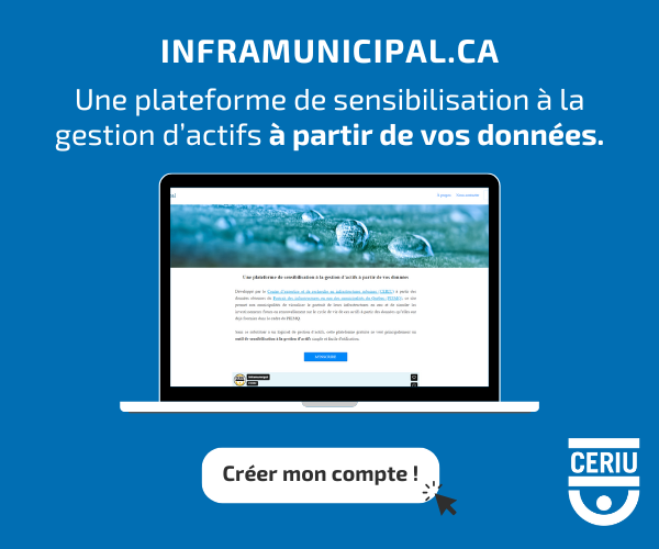Inframunicipal—Une plateforme de sensibilisation à la gestion d'actifs