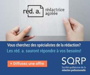 Besoin de spécialistes en rédaction? Les réd. a. sont là pour vous!