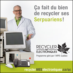 Donnons un coup de pouce à l'environnement! Recyclons nos Serpuariens!