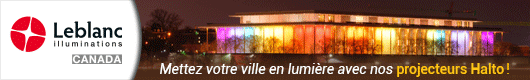 Mettez votre ville en lumière avec nos projecteurs Halto! | Leblanc Illuminations