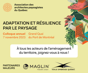 Adaptation et résilience par le paysage | Colloque annuel de l'AAPQ