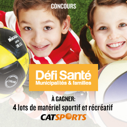 Concours Défi Santé | À gagner : 4 lots de matériel sportif et récréatif