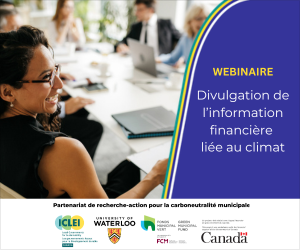 Webinaire : Divulgation de l'information financière liée au climat