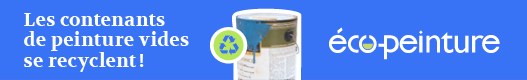 Qu'ils soient vides ou non, vos contenants de peinture se recyclent !