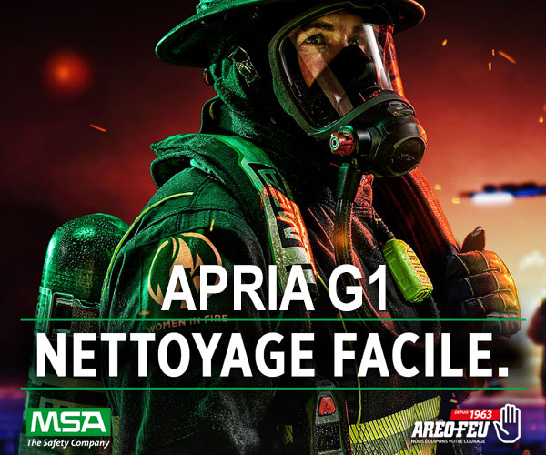 APRIA G1 : Nettoyage facile | Aréo-Feu