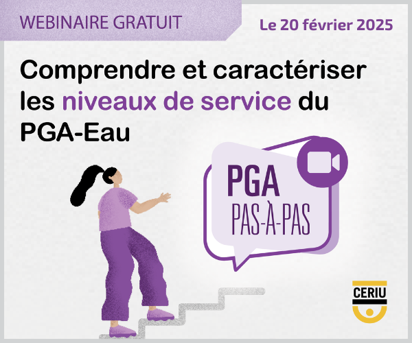 Webinaire—Comprendre et caractériser les niveaux de service du PGA-Eau