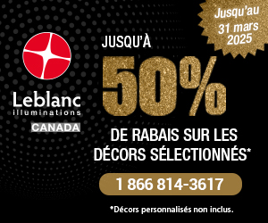 Jusqu'à 50% de rabais sur les décors sélectionnés | Jusqu'au 31 mars