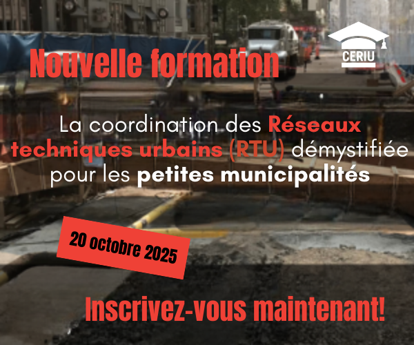Formation : La coordination des RTU démystifiée pour les municipalités