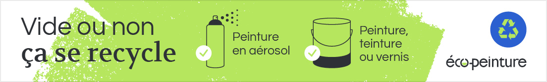 Peinture, teinture ou vernis—Vide ou non ça se recycle | Éco-Peinture