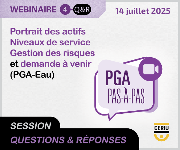 Session Q&R : Du portrait des actifs à la demande à venir (PGA-Eau)