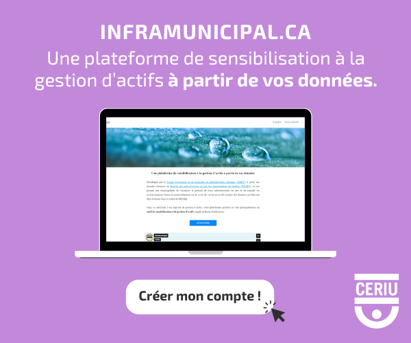 Inframunicipal—Une plateforme de sensibilisation à la gestion d'actifs